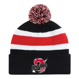 Hericanes Pom Toque - Black/Red Product Image